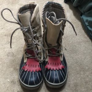 Sorel boots! Worn once!